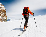 Ski de randonnée sur les pentes du Palastre